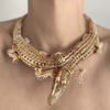 Load image into Gallery viewer, Crocodile by maxjenny! DRESS WITH CONFIDENCE gold