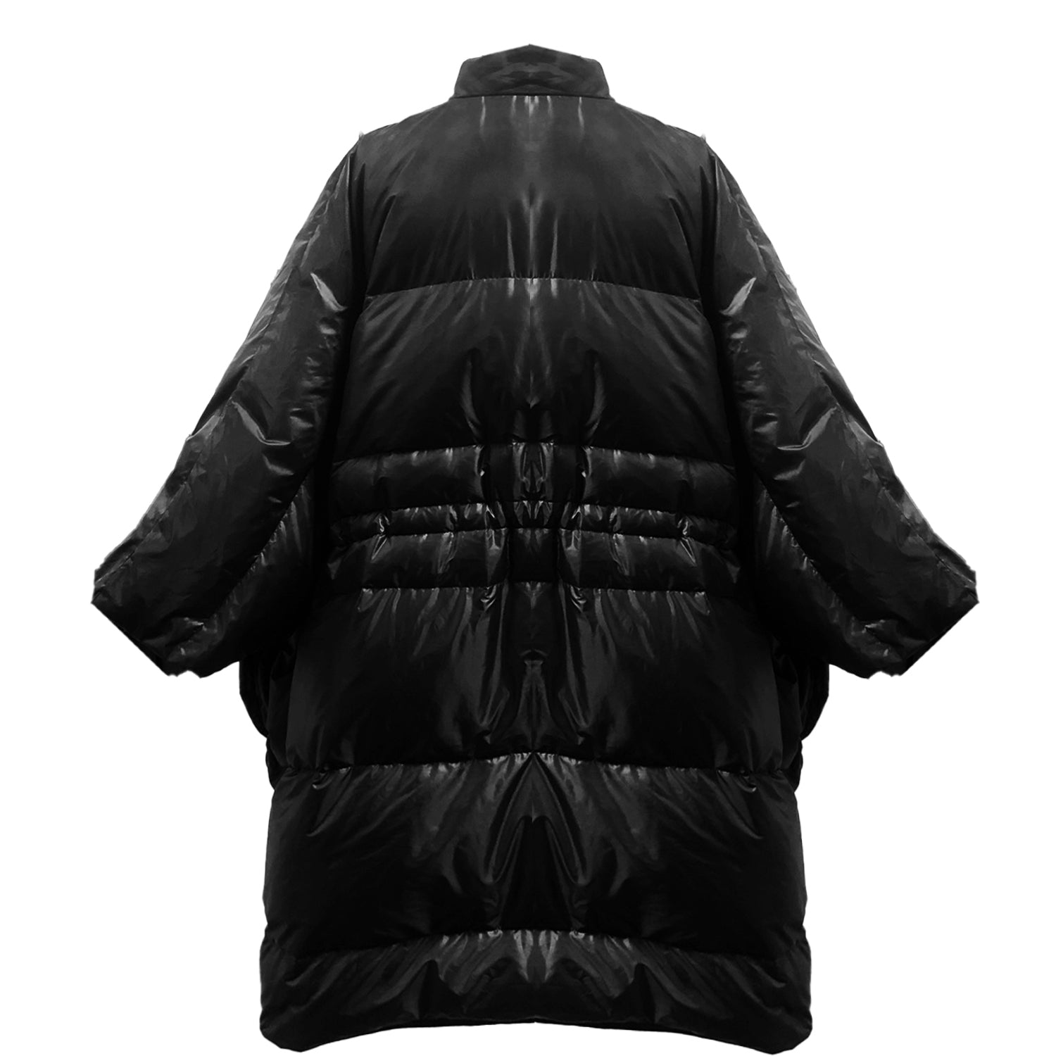 Impressive Cool Downfilled Square Black Puffer Coat